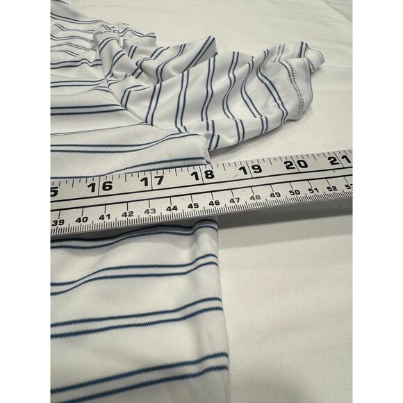 Rip Curl Men's Plain Stripe Short Sleeve Rashguard Top - Picture 7 of 9